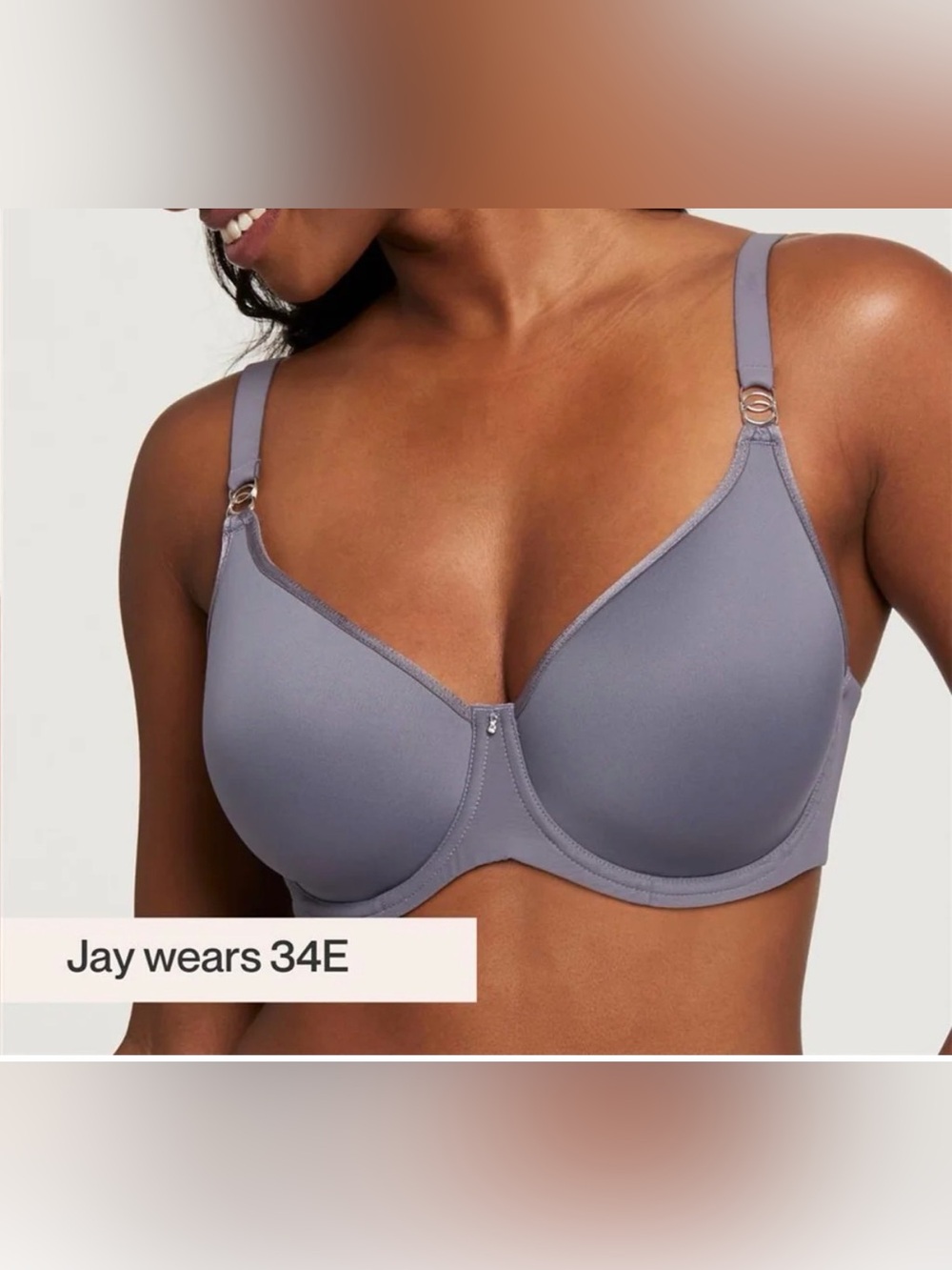 Montelle Intimates Sublime Spacer Bra 32G Crystal Grey